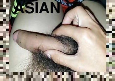 asiatique, amateur, gay, solo, minet