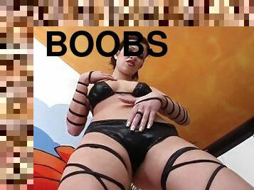 Virginee EURO Anal slut & Mugur, Ass fucking big titty bitch, sexy outfit, swalllow, Teaser#1