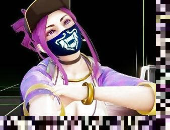 [MMD] Aespa - Savage Akali Hot Kpop Dance League of Legends KDA