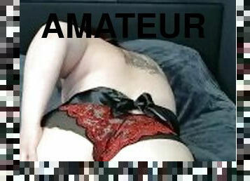 cul, masturbation, amateur, jouet, branlette, française, belle-femme-ronde, secousses, solo