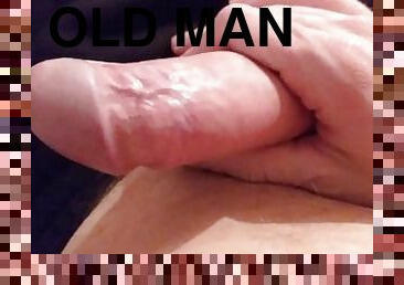OLD MAN HOT MASSAGE AND JERKING BIG COCK