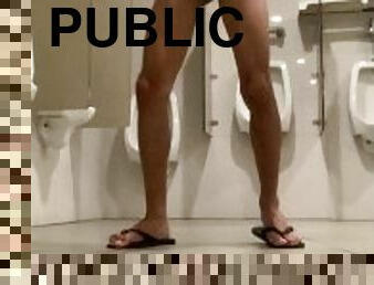 Fully Naked in Public Restroom  Jakol