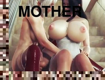 arsch, groß-titten, babe, erotisch-mutti, mamma, creampie, beule, anime, hentai, mutter