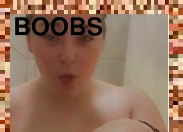 Tits in the shower