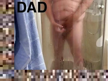 mandi, ayah, homo, lucu, fantasi, mandi-shower, seorang-diri, ayah-daddy, orang-yang-suka-memperlihatkan-keahliannya, perawan