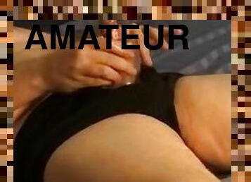 masturbation, amateur, jouet, première-fois, solo