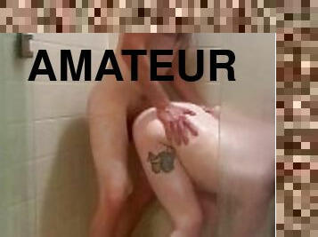 Amateur pregnant shower suck and fuck????