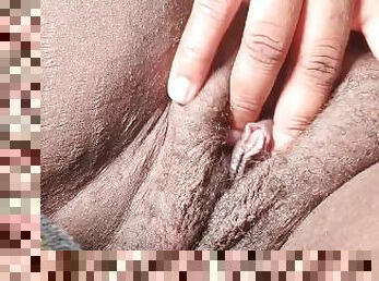 poilue, chatte-pussy, amateur, ébène, black, couple, solo