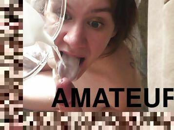 amador, tiro-ao-alvo, adolescente, duplo, pov, desagradável, leite, puta-whore, penetração