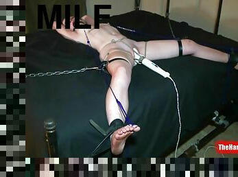 milf, jouet, bdsm, fétiche, bâillonnement, bondage, brunette