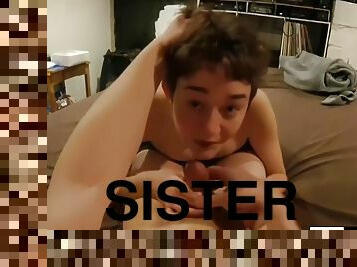 Pornwakanda - Cute Step Sister With Big Tits Enjoys Step Brothers Big Dick