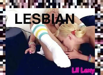 Lesbian Kissing Licking Pussy With Lil Lexy