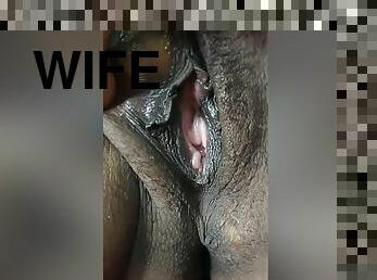 Meri Wife Ki Kali Chut, My Wife Black Pussy Closeup