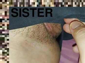 Desi Sister Mischief With Her Brother Lets Him Touch Pussy