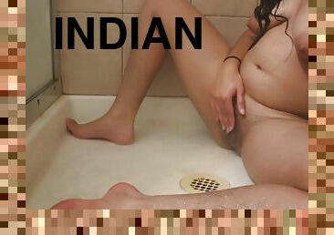 Indian College Slut Cant Stop Squirting In The Shower (gets Caught)