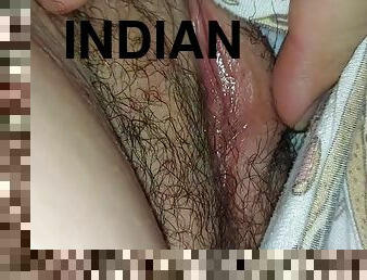 peluda, cona-pussy, esposa, amador, adolescente, indiano, sozinho
