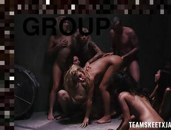 груповий-секс-groupsex, блондинка, брюнетка