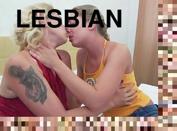2 Old And Young Lesbians Playing With Eachother - Celeste And Joyce