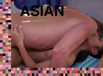 asiatique, levrette, mamelons, fête, chatte-pussy, amateur, interracial, doigtage, thaï, jeune-18