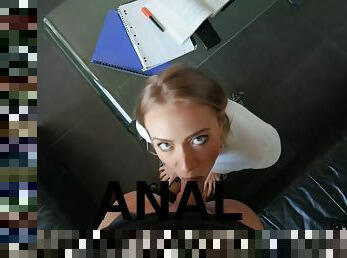 cul, anal, point-de-vue, sur-le-visage, blonde