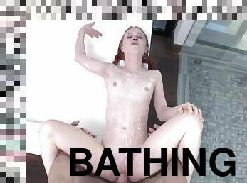 Dolly Little In Wet Milk Bath