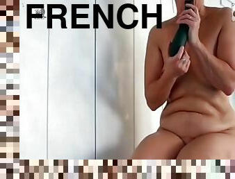Naturist french wife fisted by husband and ass fucked after bath