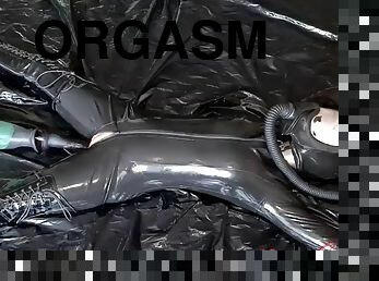 orgasme, ébène, jouet, hardcore, bdsm, black, esclave, salope, machines, latex