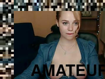 masturbation, chatte-pussy, amateur, joufflue, salope, webcam, solo, humide