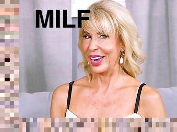 anal, milf, ansiktssprut, blond