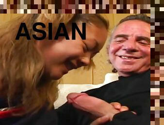 Old Fart And Asian Teen Girl