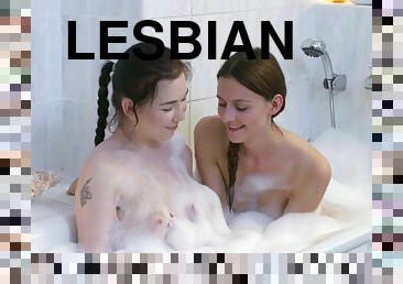 lesbian action in bath