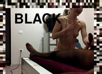 Helen impressively pleases BIG BLACK COCK