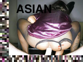 asiatisk, gammal, shemale, anal, tonåring, ladyboy, strumpor, pov, 18år, äldre