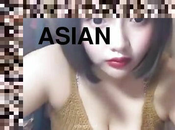 asian, putting, orang-jepun, webcam, solo