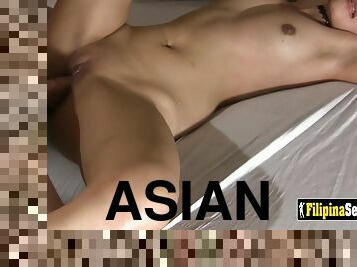 Delicious asian model gets made love