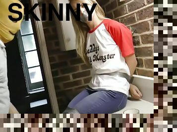 Skinny blonde minx - kinky bondage fetish video
