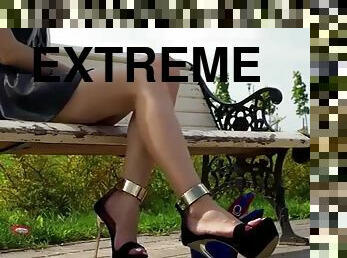 extrême, pieds, parfait, talons-hauts