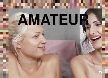 The kinkiest interview with amateur lesbians Gabi & Milena