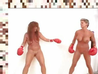 Nude boxing beauties