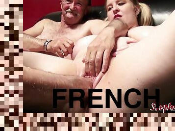 Bridget Fun Bags French Supersized Big Beautiful Woman With 2 Old Man - straight