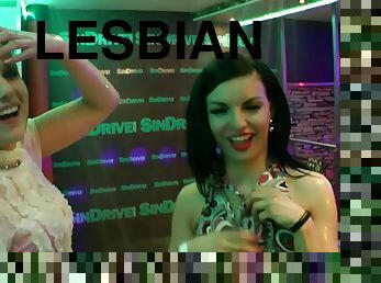Drunk lesbians public dancing