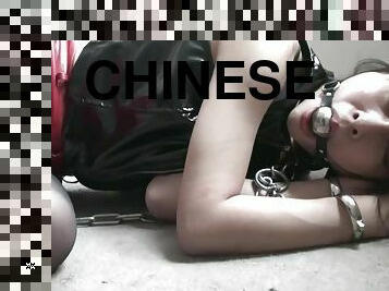 Chinese beautiful girl bondage porn clip