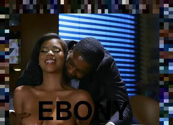 Nia Nacci and Isiah Maxwell in crazy ebony sex scene