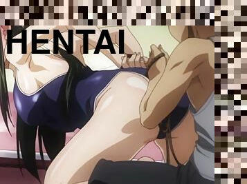 Alluring anime teen hard porn clip