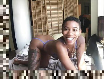 Sexually attractive ebony tart hot porn scene