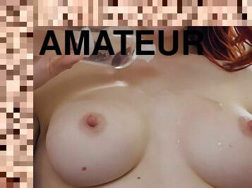 asiatique, gros-nichons, chatte-pussy, amateur, lesbienne, rousse, baisers, vagin, fessée, tatouage