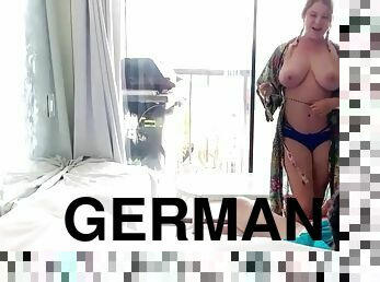 German lewd MILF emotion-charged sex video