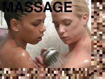 Gorgeous lezzie interracial marvelous porn video