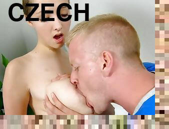 Czech Teen with Huge Tits Fucked very Hard