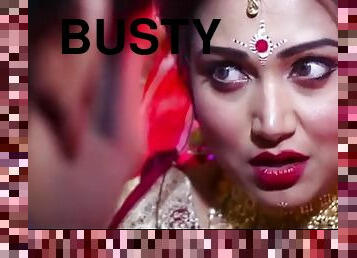 Busty Indian bride and her guests - femdom sex at the wedding